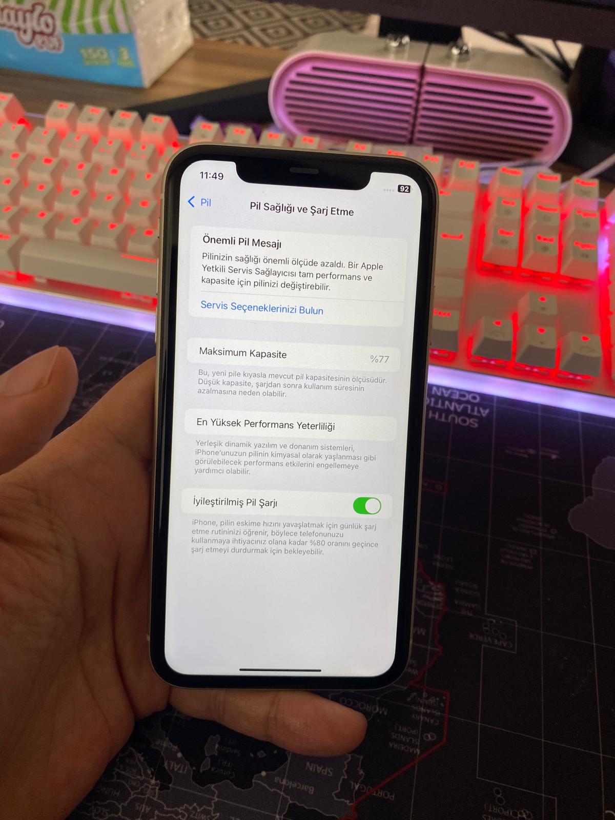 İkinci El İphone 11 64 GB Türkiye Cihazı Hatasız Orjinal